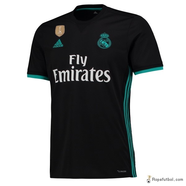 Camiseta Real Madrid Replica Segunda Ropa 2017/18 Negro